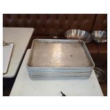 LOT OF 14 HALF SIZE SHEET PANS