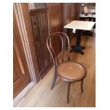 HAIRPIN CHAIRS IN WALNUT & NAUGASOFT SADDLE COLOR