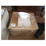 LOT OF 20 PORCELAIN SAUCE BOATS