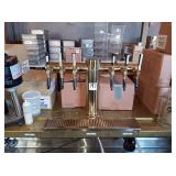 6 HEAD BRASS BEER TAP SYSTEM