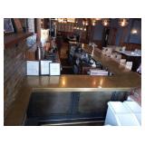 BRASS BAR TOP ONLY "S" SHAPED