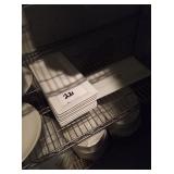 LOT OF 9 RECTANGULAR PLATES 12"