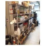 METRO RACKS WITH CONTENTS