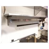 6 FT SHELF WITH BUILT IN POT RACK