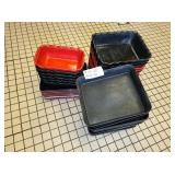 LOT PLASTIC TRAYS