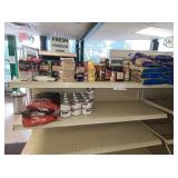 LOT OF CONTENTS ON SHELF