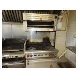 WOLF 6 BURNER RANGE WITH OVEN & SALAMANDER
