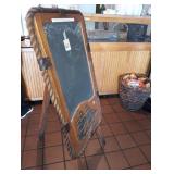 HEAVY WOOD BLACK BOARD MENU SIGN