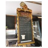 3 FT DECOR MENU BLACKBOARD