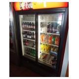 TRUE 2 SLIDING GLASS DOOR REFRIGERATOR GDM-45EM