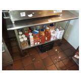 4 FT SS TABLE WITH SPICES