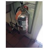 CHROME FIRE EXTINGUISHER