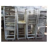 PAN RACKS WITH CONTENTS