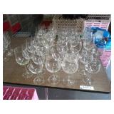 LOT OF 36 ASSORTED GLASSES