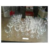 LOT OF 36 ASSORTED GLASSES