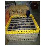 LOT OF 36 BLUE FLUTES