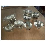 LOT OF 16 SILVER PLATED BOWLS 4"