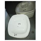 LOT OF 12 SERVING PLATTERS 13" X 14"