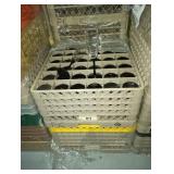 RACKS BLACK STEM FLUTES