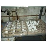 RACKS GOLD TRIM ESPRESSO CUPS