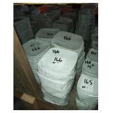 LOT OF 120 SQUARE PLATES 6"