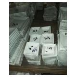 LOT OF 61 SQUARE BOWLS 4"