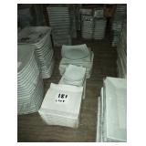 LOT OF SQUARE PLATES - APPROX 30