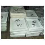 LOT OF 68 SQUARE PLATES 8-9"