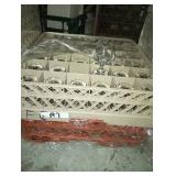 RACKS OF BRANDY GLASSES