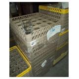 RACKS OF DOUBLE ROCK GLASSES