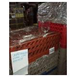 RACKS OF WATER GLASSES