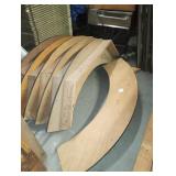 7 FT HALF MOON TABLE RISERS