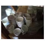 LOT ASSORTED RAMEKINS & GLASS CASSEROLES (35+ PCS)