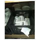 LOT OF 11 GRAVY BOWLS WITH PLATE & SPOON