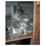 LOT ASSORTED GLASS 60+ PCS