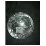 LOT OF 150 GLASS PLATES 9"