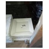 LOT OF 16 SQUARE PLATES 9-1/2"