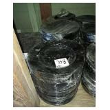 LOT OF 150 BLACK PLATES 10-1/2"