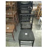 BLACK BALLROOM CHAIRS