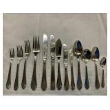 LOT OF 1372 PCS SILVER PLATED FLATWARE