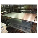 72" X 36" SS TABLE