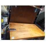4 FT BUTCHER BLOCK TOP WITH CAN OPENER