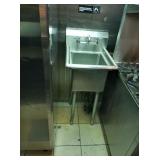 1 COMPARTMENT SINK 19" X 21" X 36"