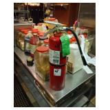 RED FIRE EXTINGUISHER