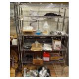 METRO RACKS WITH CONTENTS