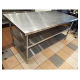72" X 36" SS TABLE