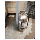 CHROME FIRE EXTINGUISHER