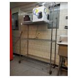 4 SHELF METRO RACK ON WHEELS - RACK ONLY