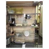 METRO RACKS WITH ASSORTED CONTENTS