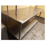 72" X 30" SS TABLE